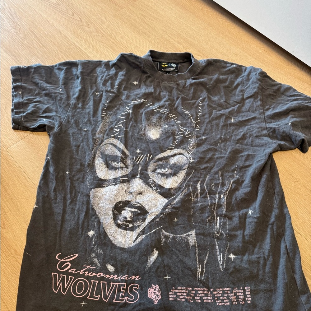 Darc Sport Black Catwoman Wolves Tee